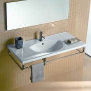 Инсталиране на мивка в банята, използвайки дизайна на конзолата като пример