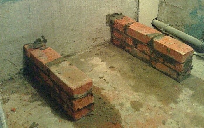 Installing A Bath On Bricks Step By, How To Install Cast Iron Bathtub