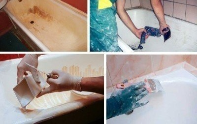 Подготовка на ваната за боядисване