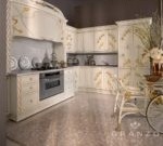 Качулка и кухненски мебели в стила на Арт Нуво