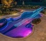 Необичайни оформени светлини за басейн