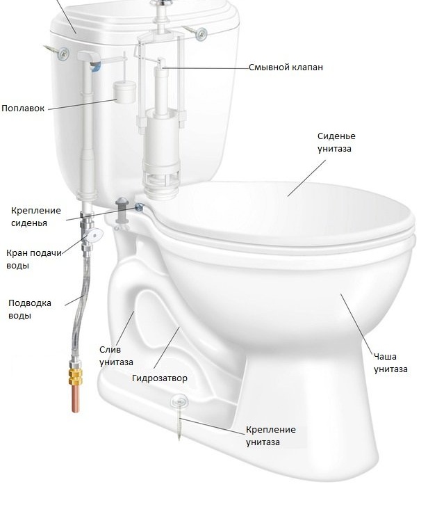 Схемата на тоалетната